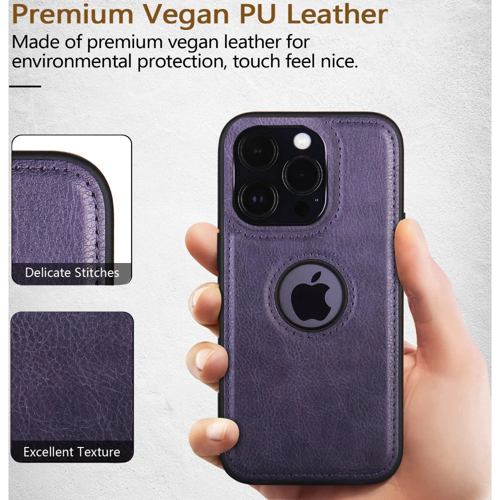 Ultra Thin Shockproof Leather Case for iPhone 15-11 Pro Axl