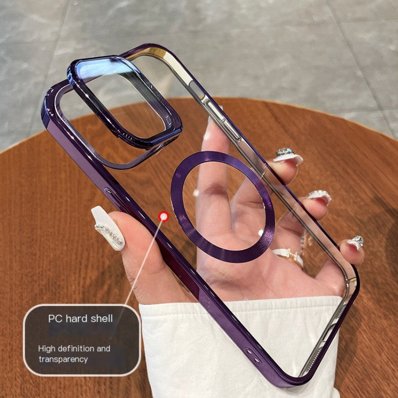 Magnetic Hard Case with Stand for iPhone 15 Pro Max Axl