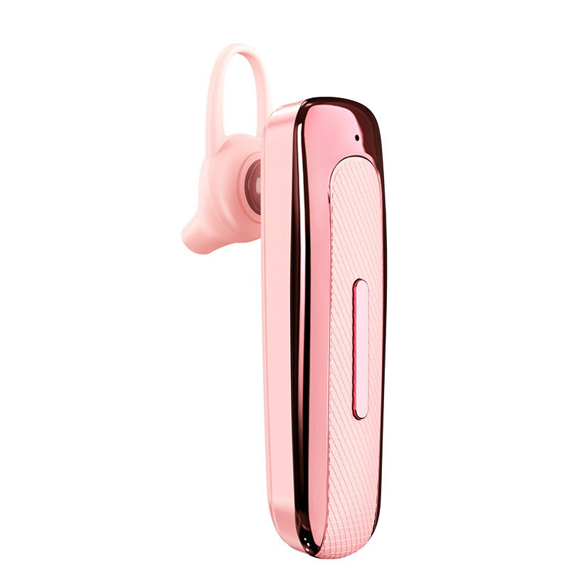 Axl E1 Bluetooth 5.0 Single In-Ear Wireless Headset – 20Hr Bluetooth Headset Axl Pink