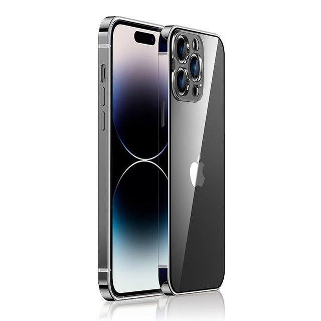 Stainless Steel iPhone Case 14/13/12 – Anti-Fingerprint Cover