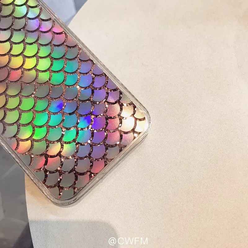 Iridescent Fish Scale Phone Case for iPhone Xs Max Axl