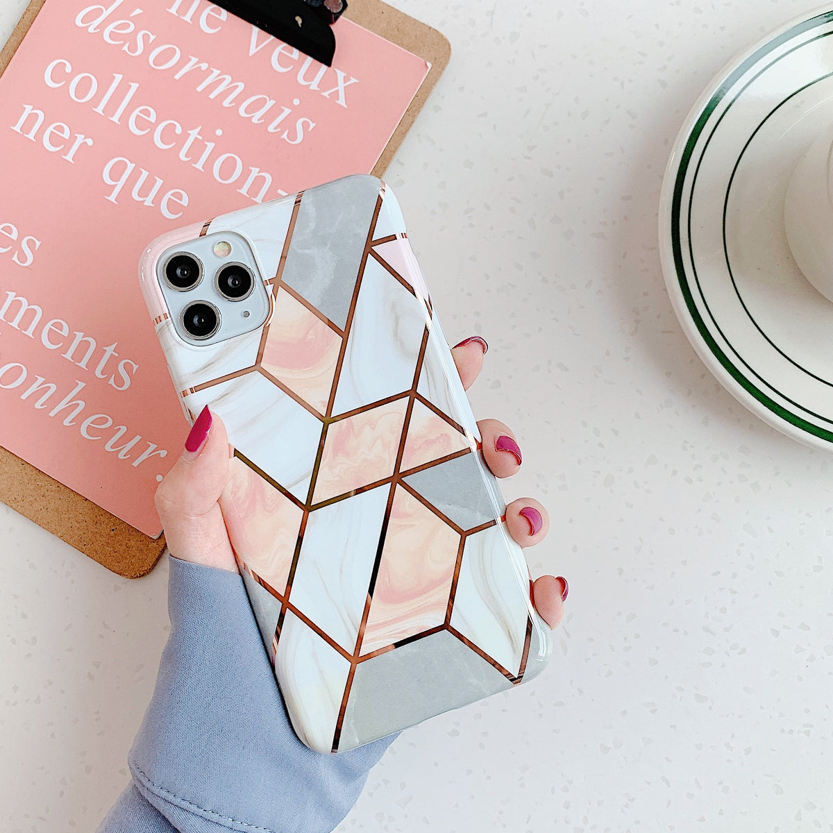 Stitched Marble Phone Case Axl