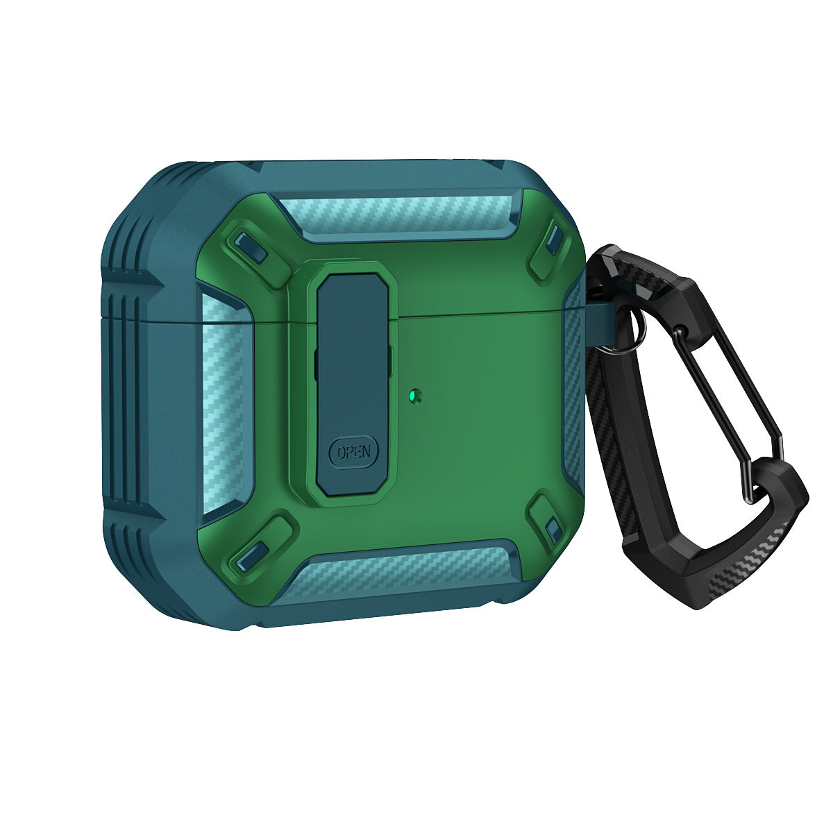 Dual-Color TPU Case for AirPods Pro 2 & 3 | Stylish Cover AirPods Protective Case Axl Green + Green / Aiopods pro