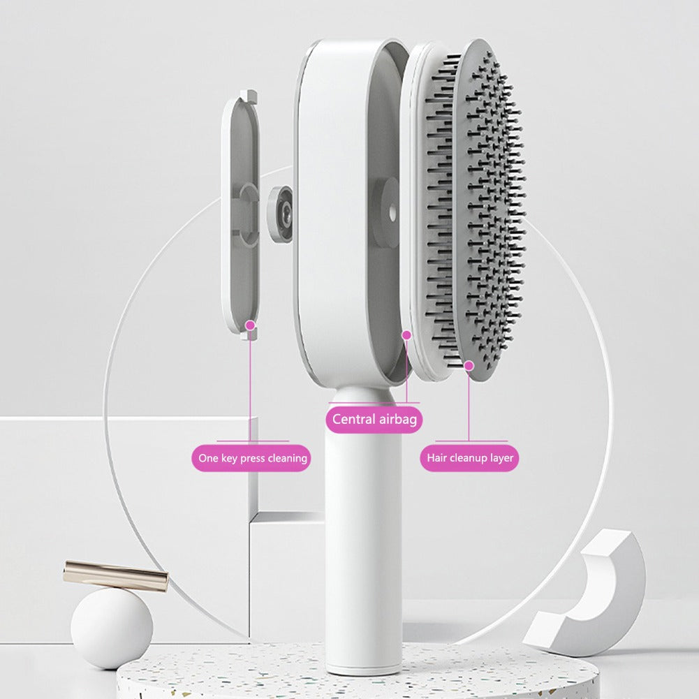 Self-Cleaning Anti-Static Hair Brush Axl
