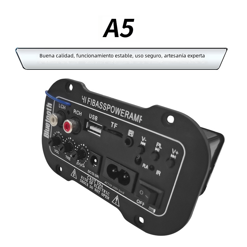 5-Inch Digital Bluetooth Amplifier for Car Sound System Axl