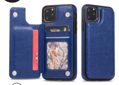 PU Leather Card Holder Flip Case – iPhone 8 & Samsung S8+