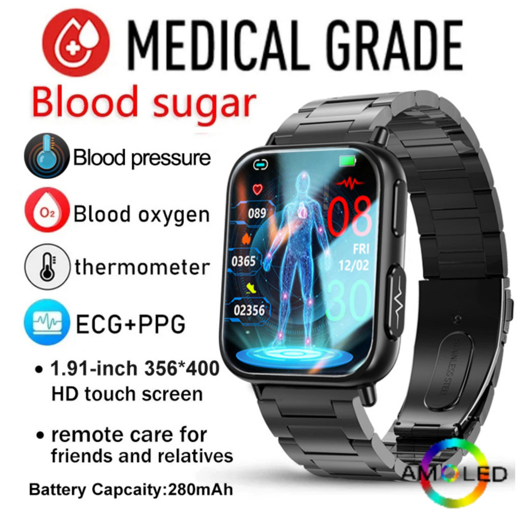 2023 New E500 Smart Watch with ECG Monitoring Axl
