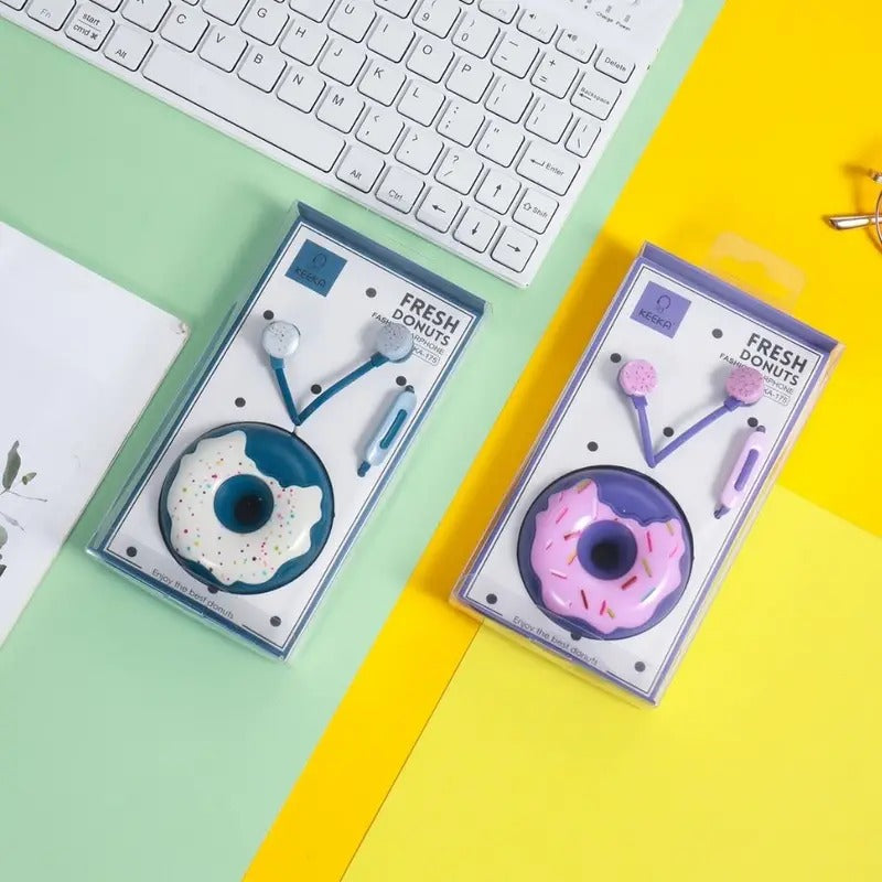 Cute Wired In-Ear Headphones with Mic & Storage Box Wired In-Ear Headphones Axl