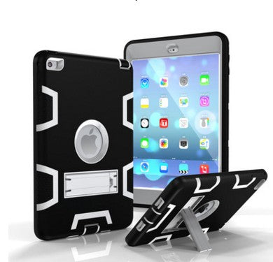 Full Coverage Silicone Kids Tablet Case with Stand Axl Light gray black