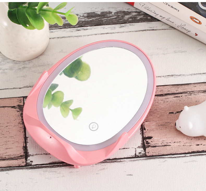 Portable Stand Mirror with Light and Wireless Charger Axl Girl powder