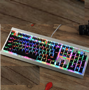 Wolf Spider Defender RGB Mechanical Gaming Keyboard Mechanical Gaming Keyboard Axl Genuine Wolf Spider S2022 real mechanical keyboard [black blue axis]