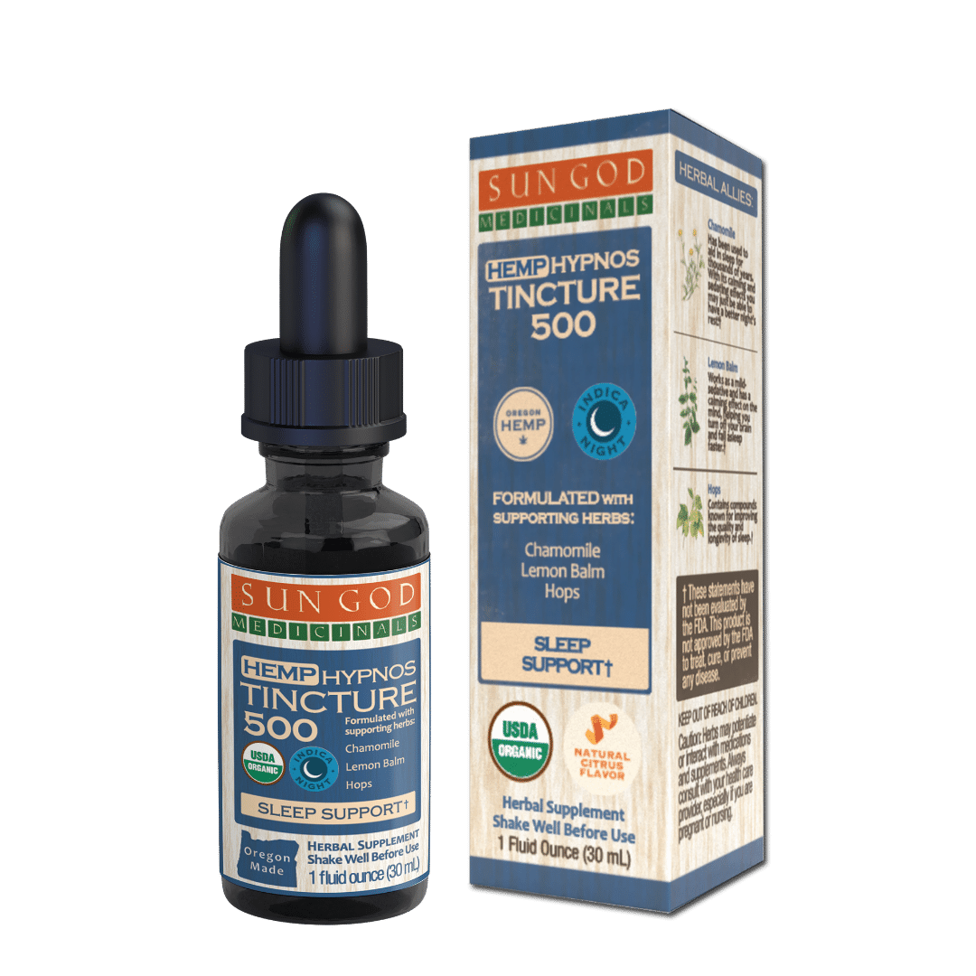 Organic Hypnos Sleep Hemp Tincture 500 Axl