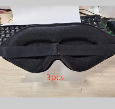 3D Stereo Sleeping Eye Mask Axl Black 3PCS