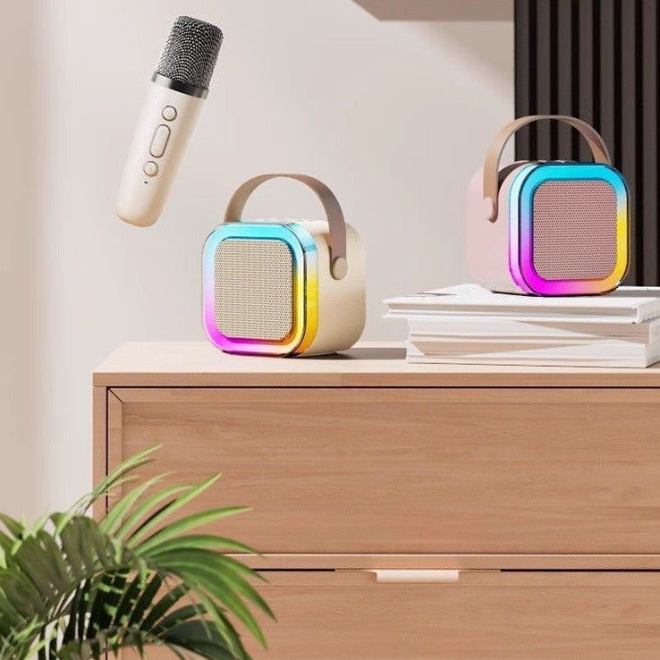 Mini Wireless Bluetooth Speaker with LED Light & Mic | Axl Bluetooth Speaker Axl