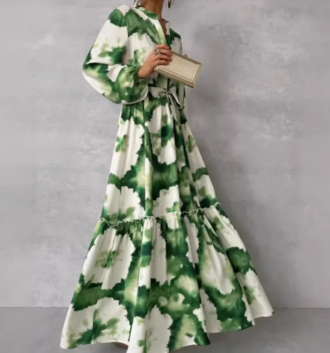 Stylish Women's Long Sleeve Dress Axl