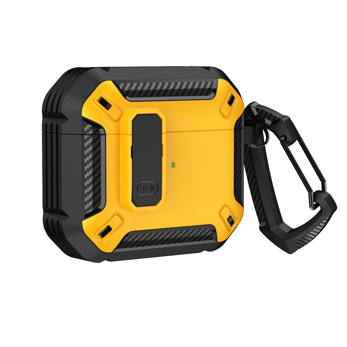 Dual-Color TPU Case for AirPods Pro 2 & 3 | Stylish Cover AirPods Protective Case Axl Black + yellow / Aiopods pro