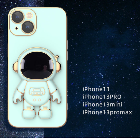 Stereo Astronaut iPhone Case – TPU Cover with Kickstand