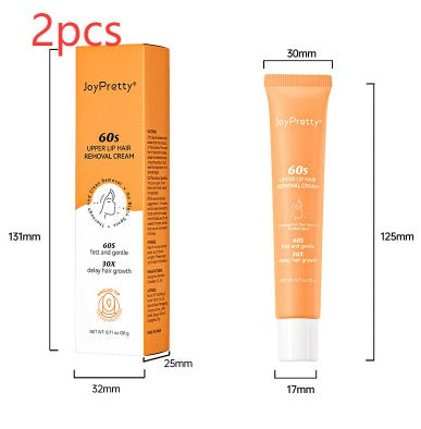 Men & Women Gentle Lip Hair Remover Cream Axl 20g 2PCS