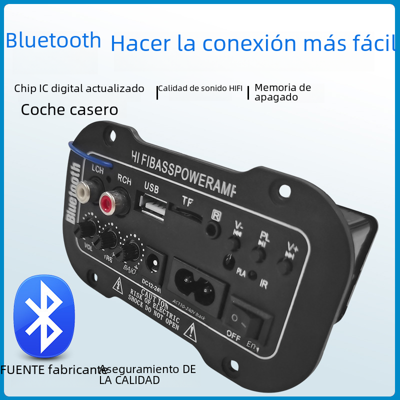 5-Inch Digital Bluetooth Amplifier for Car Sound System Axl