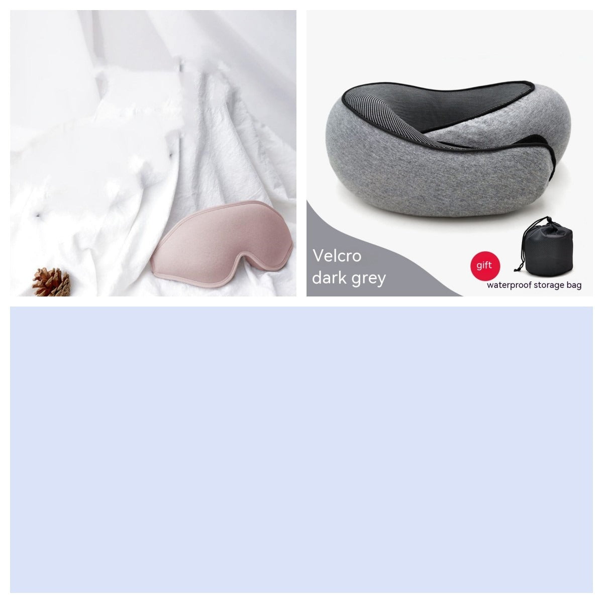 3D Stereo Sleeping Eye Mask Axl Rose pink Grey 1PC