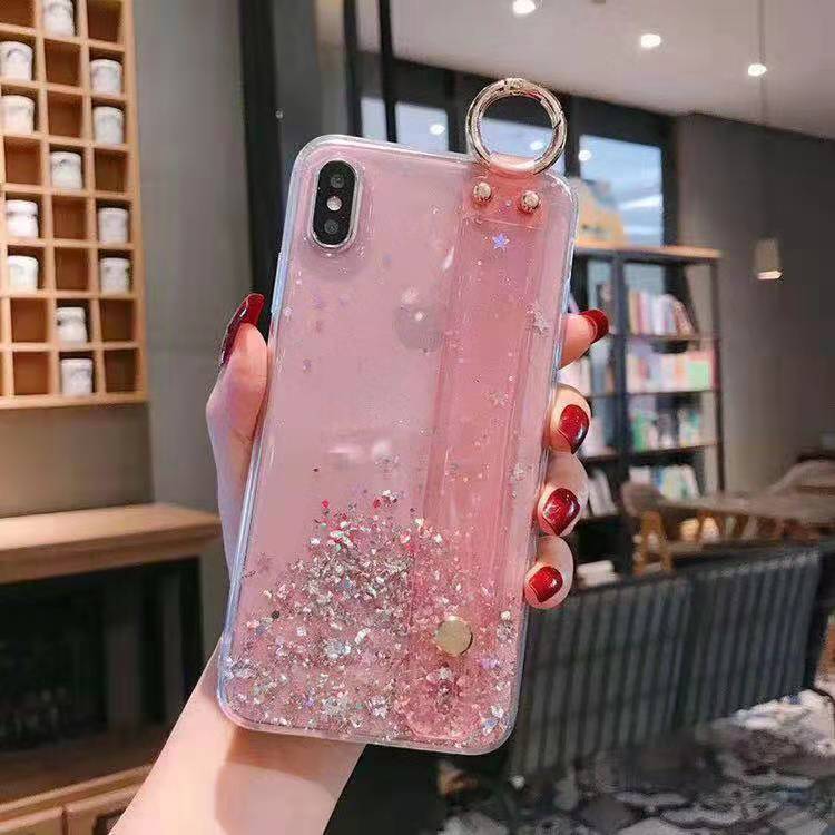 Glitter Star Silicone iPhone Case – 6 to 11 Pro Max Silicone Phone Case Axl Pink IPhone6 6S