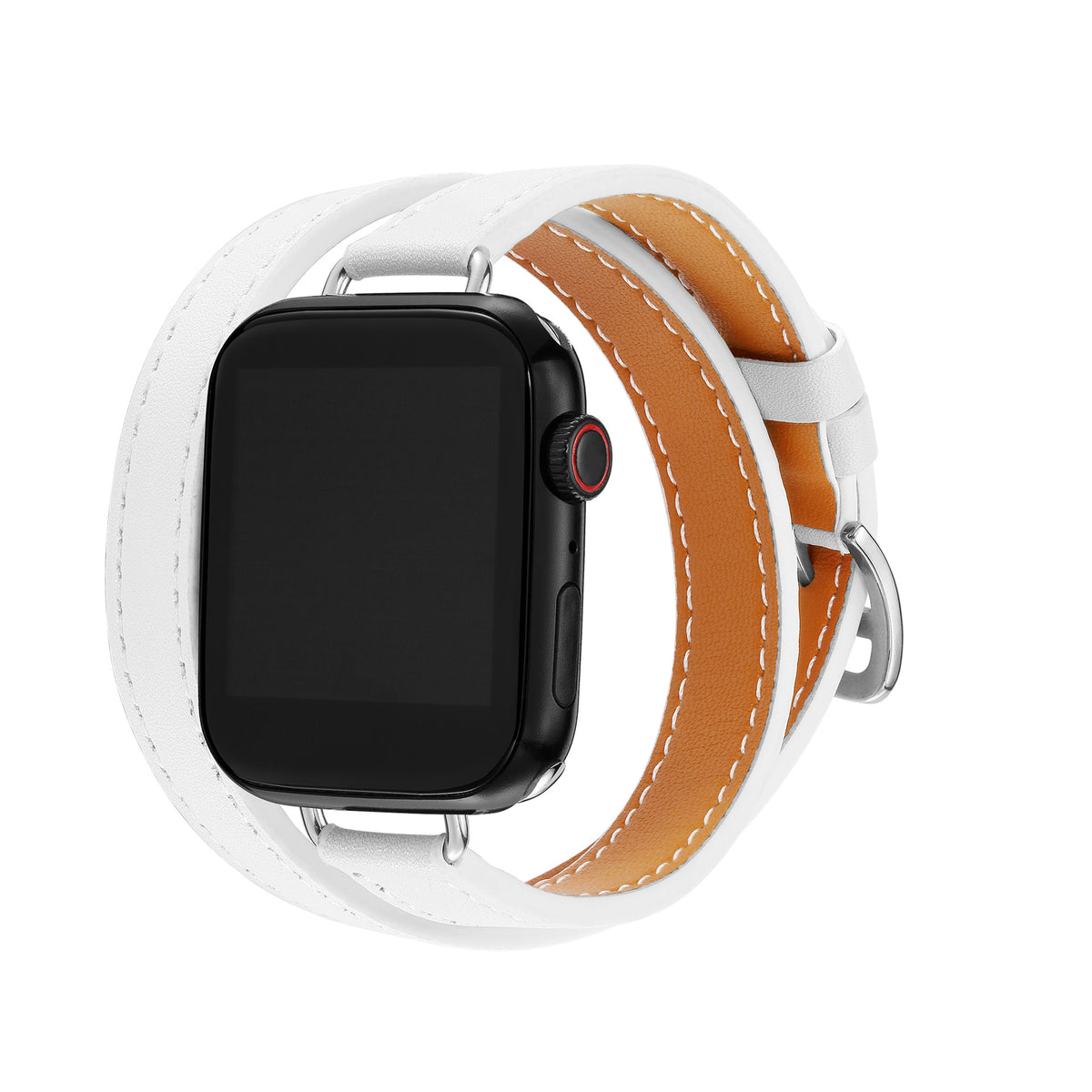 Slim Double Loop Leather Apple Watch Band – 15 Colors