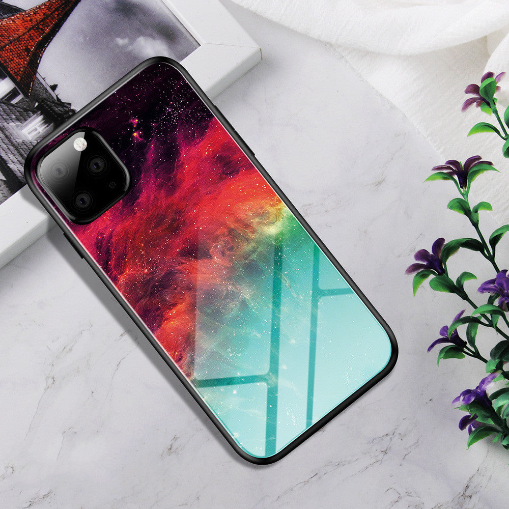 Gradient Glass iPhone Case – Slim TPU & Glass Cover