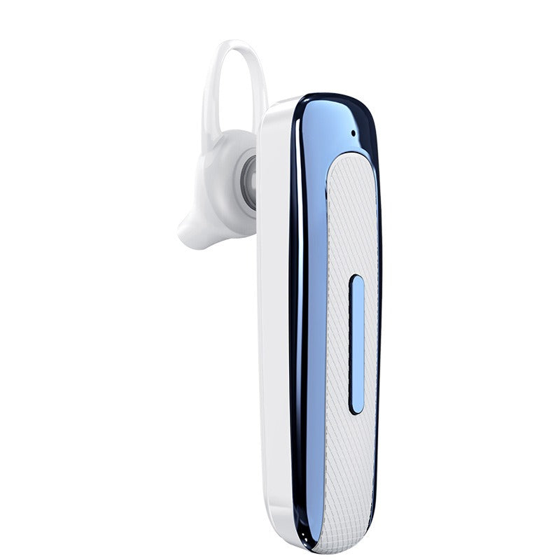 Axl E1 Bluetooth 5.0 Single In-Ear Wireless Headset – 20Hr Bluetooth Headset Axl White Blue