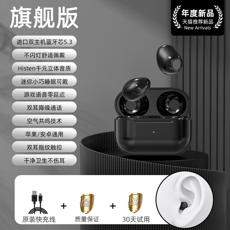 Mini Pro4SS Invisible True Wireless Bluetooth Earbuds Axl PRO4SS BLACK