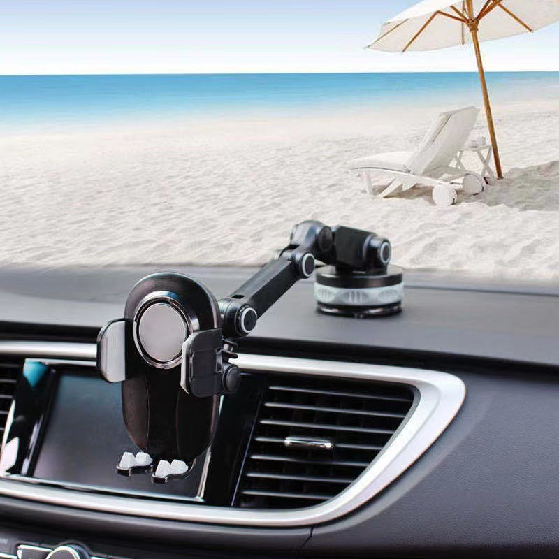 Car Mount Holder with Suction for Vehicles (New Model) Axl X0466 Bracket (Black)