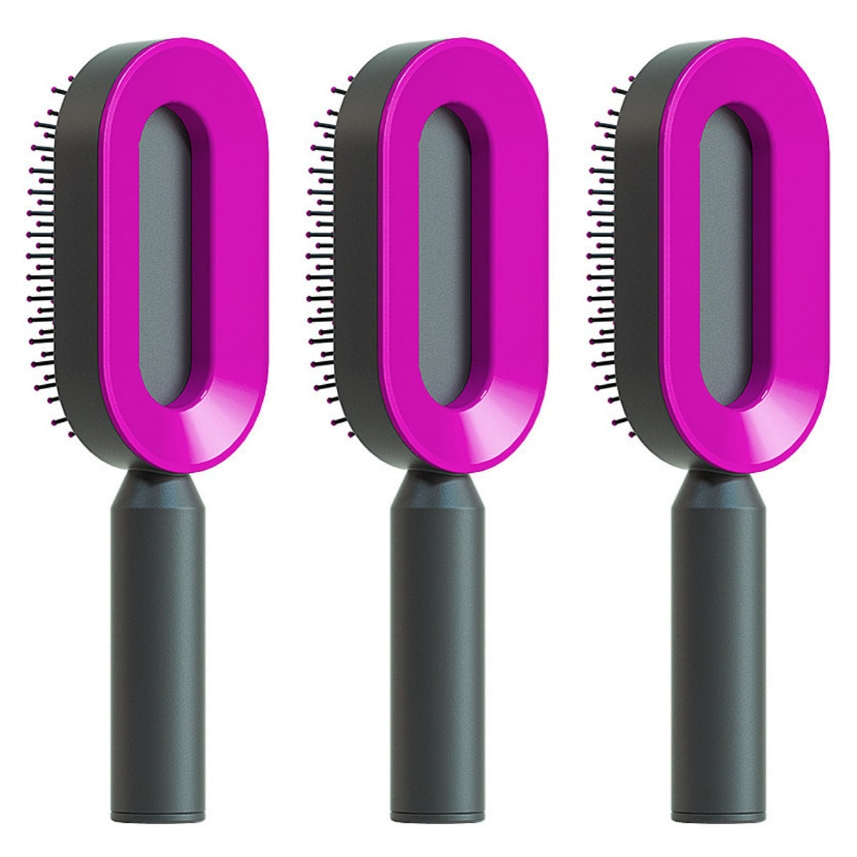 Self-Cleaning Anti-Static Hair Brush | Air Cushion Detangler