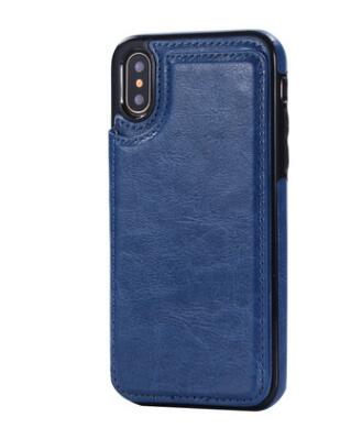 PU Leather Card Holder Flip Case – iPhone 8 & Samsung S8+