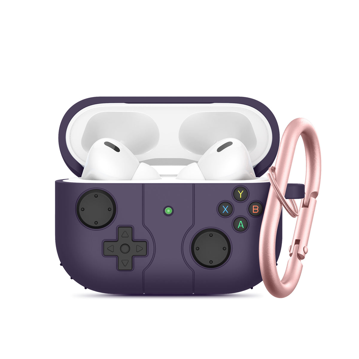 Retro Game Console Case for Wireless Earbuds Axl Dark Night Purple / airpods 3