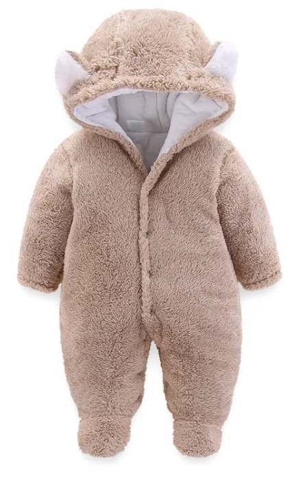 Winter Baby Jumpsuit Newborn Warm Thick Baby Romper Axl