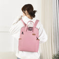 Korean 15.6-Inch Waterproof Business Backpack for Men/Women Axl Pink