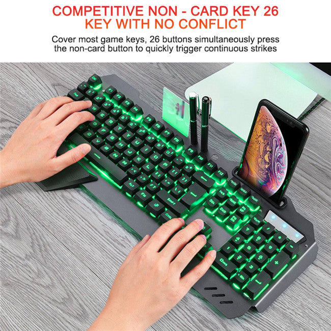Ergonomic Mechanical Keyboard with RGB Backlight Axl