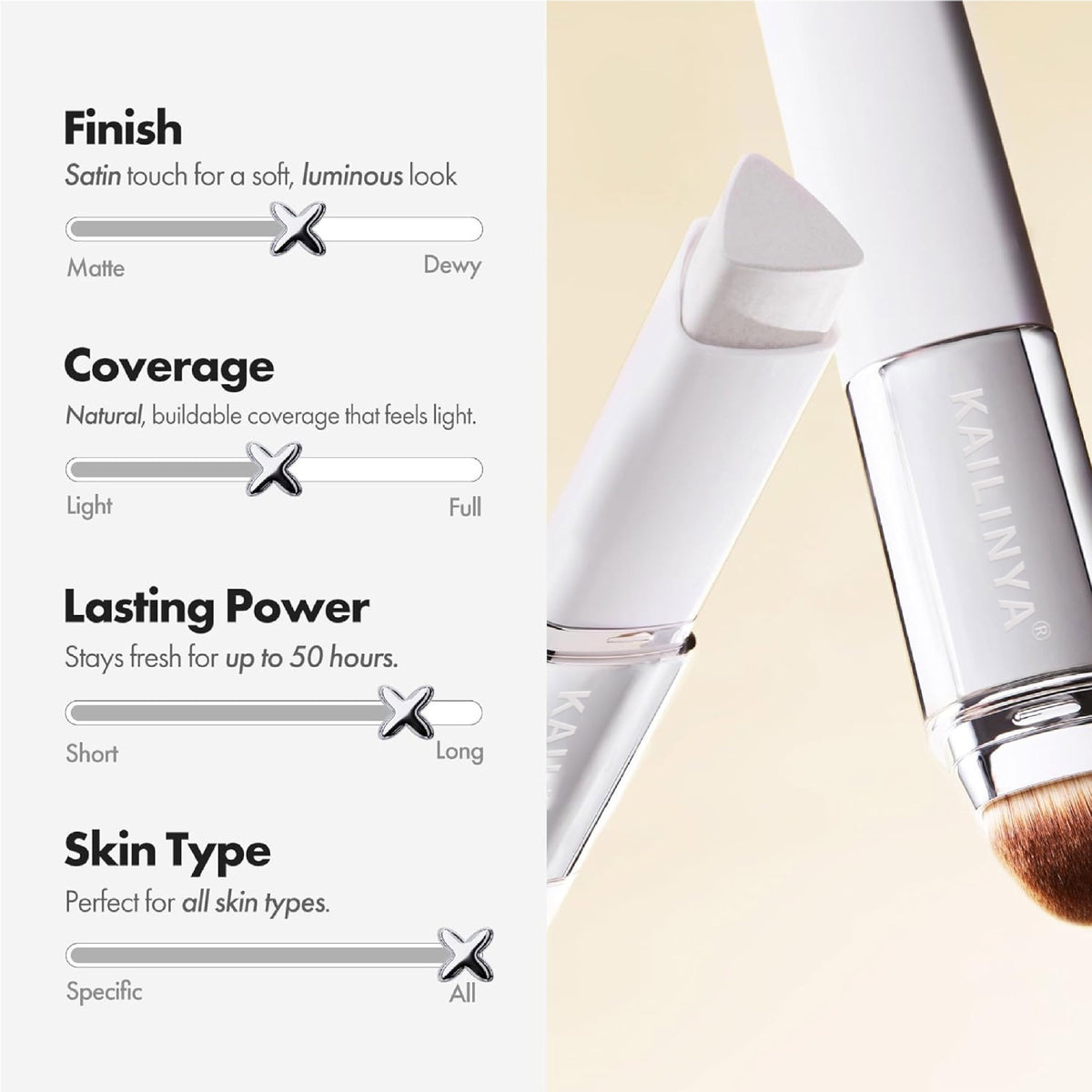 Long-lasting Waterproof Concealing Foundation Stick Axl