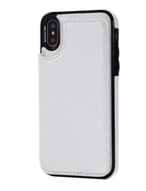 PU Leather Card Holder Flip Case – iPhone 8 & Samsung S8+