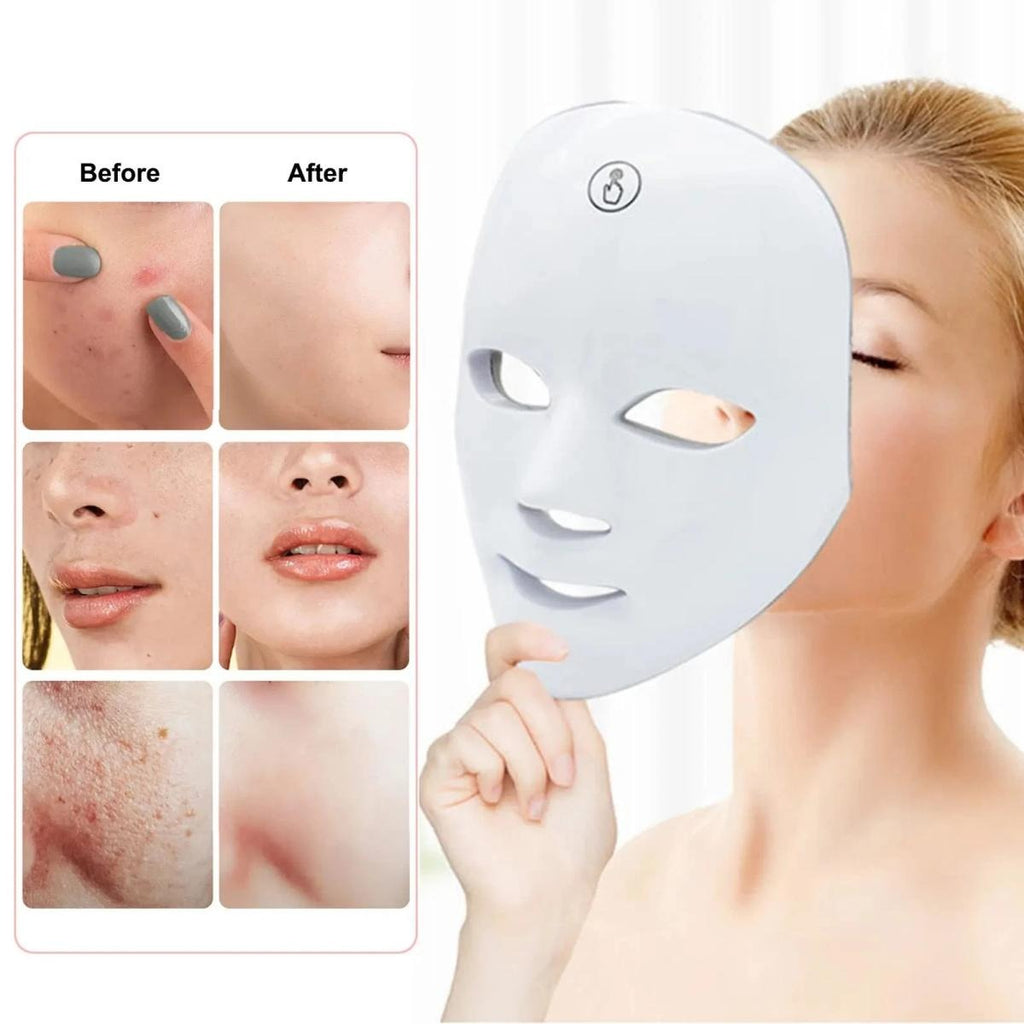 7 Color LED Light Therapy Face & Neck Mask Axl