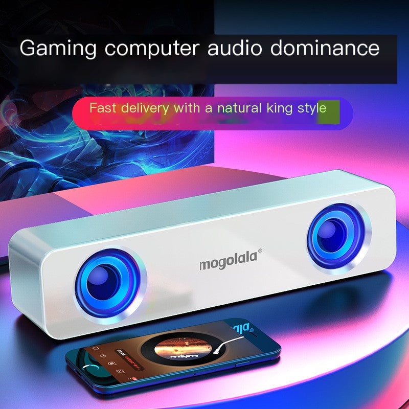 Axl Q1 Mini Bluetooth Desktop Speaker – Dual Bass System Bluetooth Desktop Speaker Axl