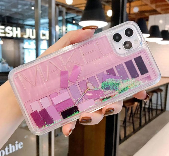 Fashion Liquid Eyeshadow Palette Phone Case for iPhone 11 Axl