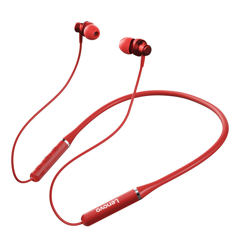 Lenoo XE05 Wireless Bluetooth Neckband Earbuds for Sports Axl Red