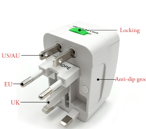 Universal Travel Adapter with Multiple Functions Axl