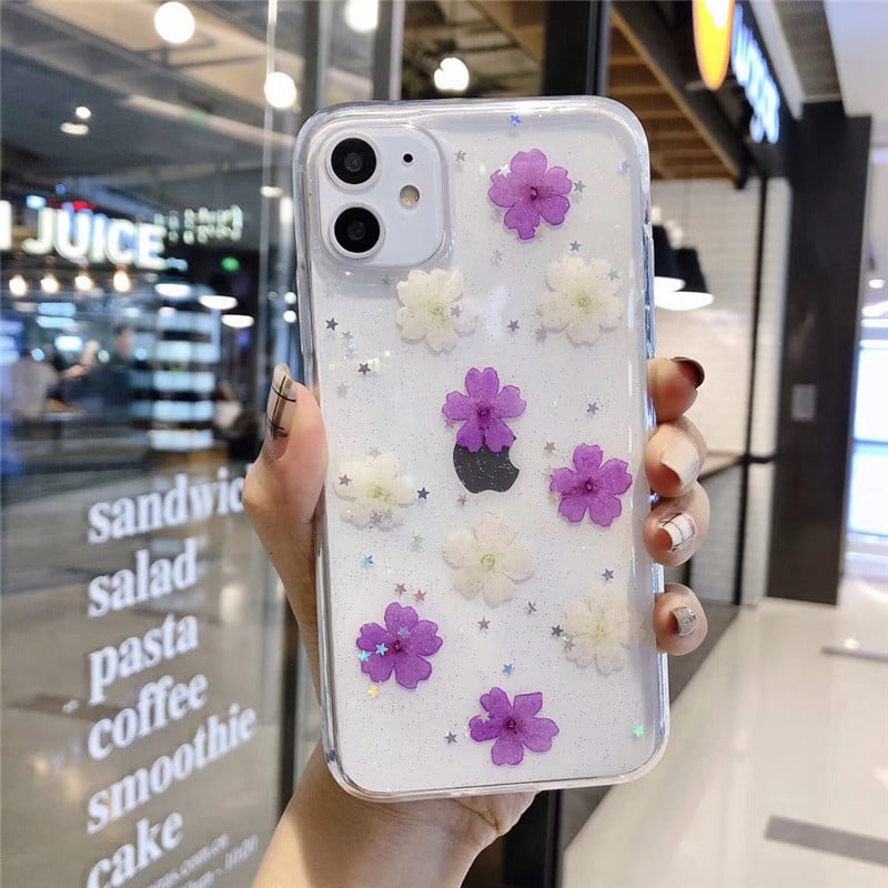 Eternal Flower iPhone Case – Cherry Blossom TPU Cover