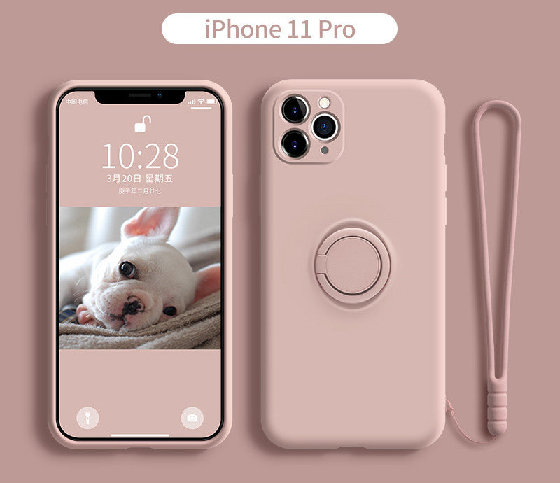 iPhone 11 Pro Liquid Silicone Case with Lens Cover Axl yellow 11Pro