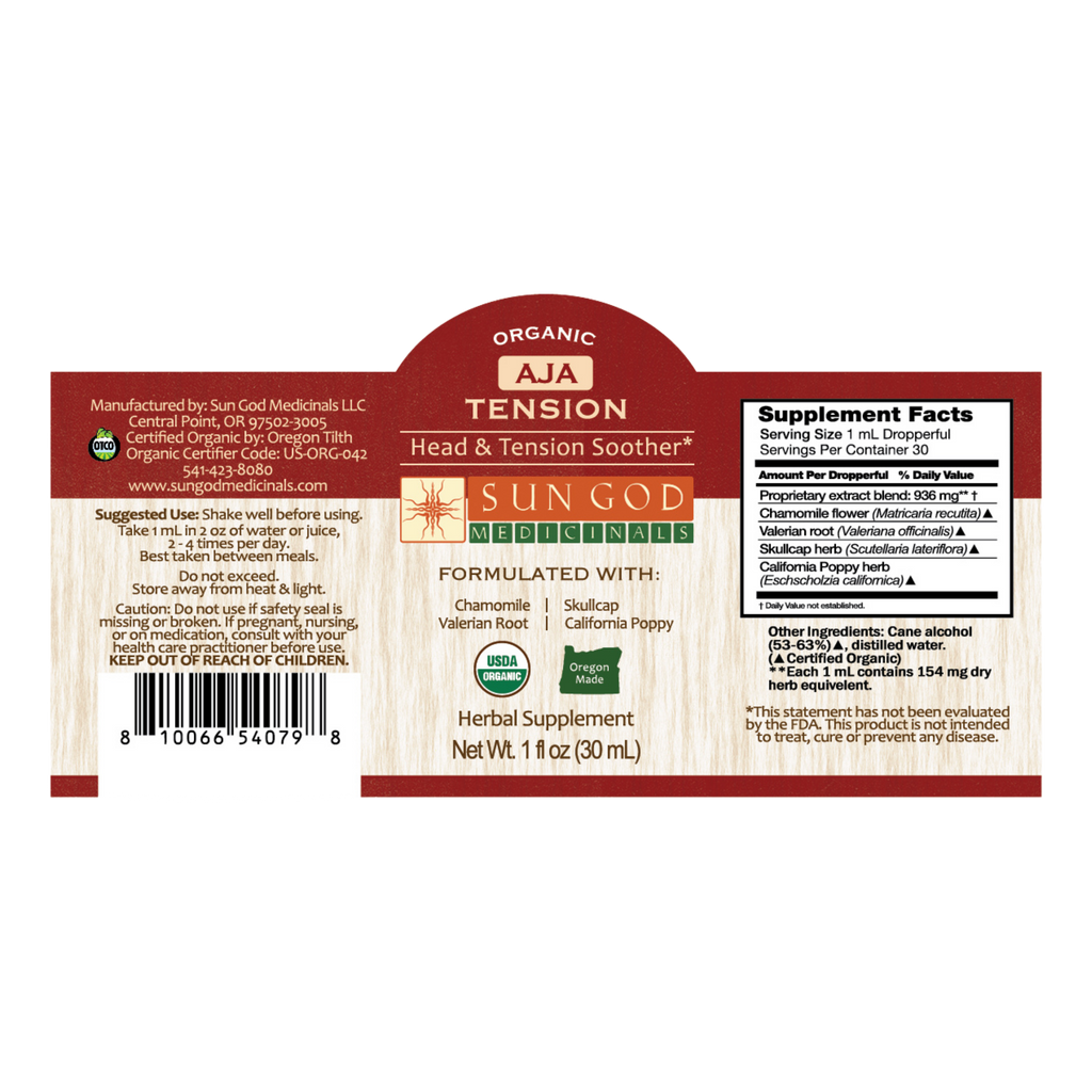 Aja Tension Herbal Tincture Axl