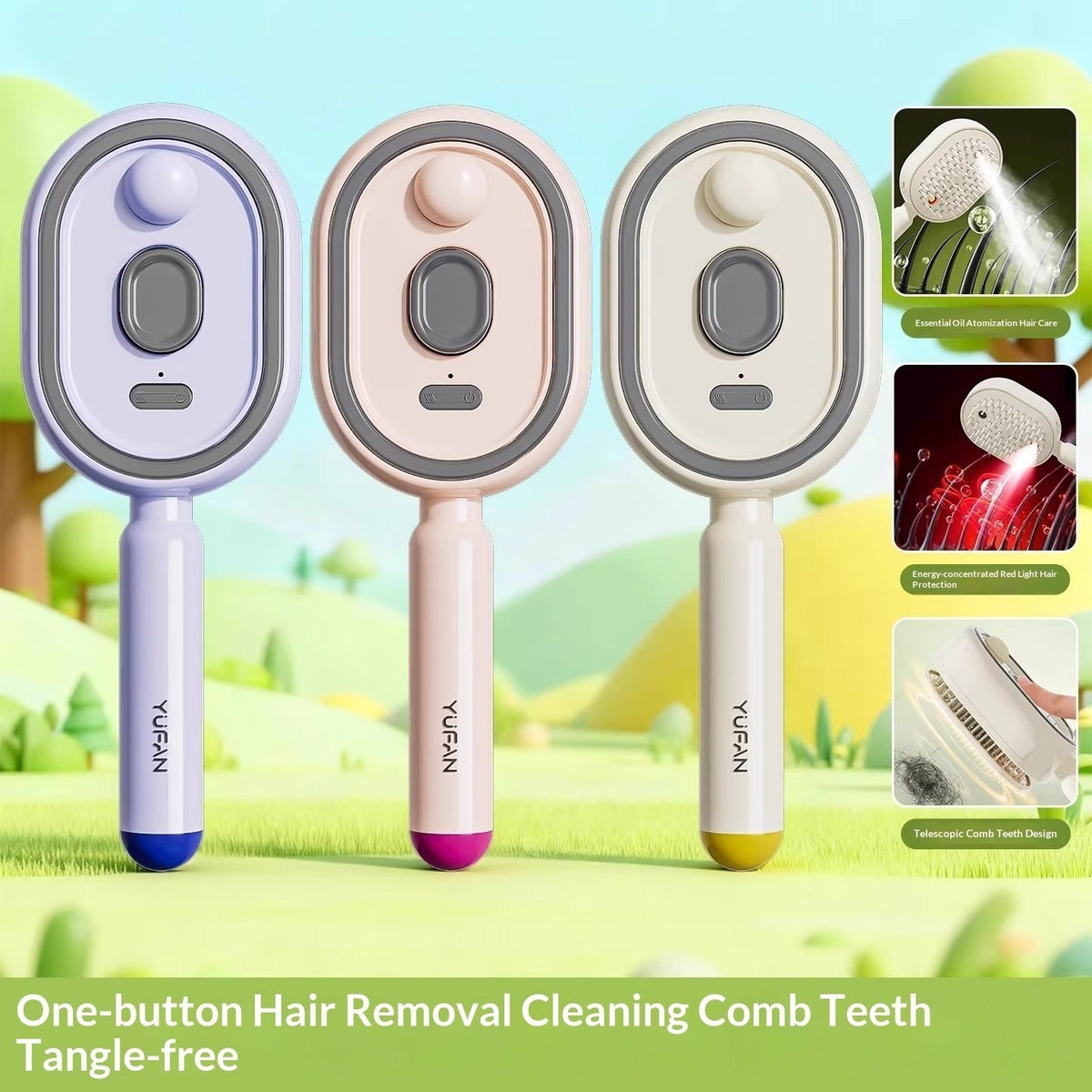 Electric Spray Airbag Massage Comb Axl