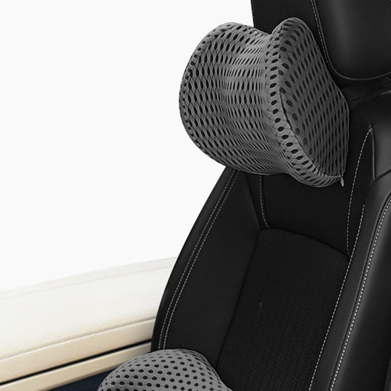 Memory Foam Lumbar Support Pillow Axl Dark Gray Headrest Ingot 46×23×11cm
