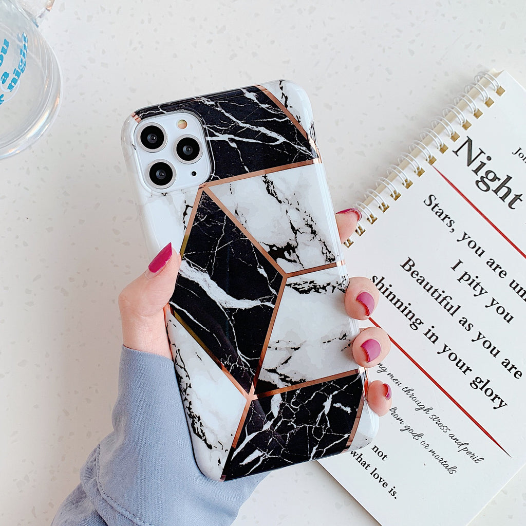 Stitched Marble Phone Case Axl Black / 11PRO
