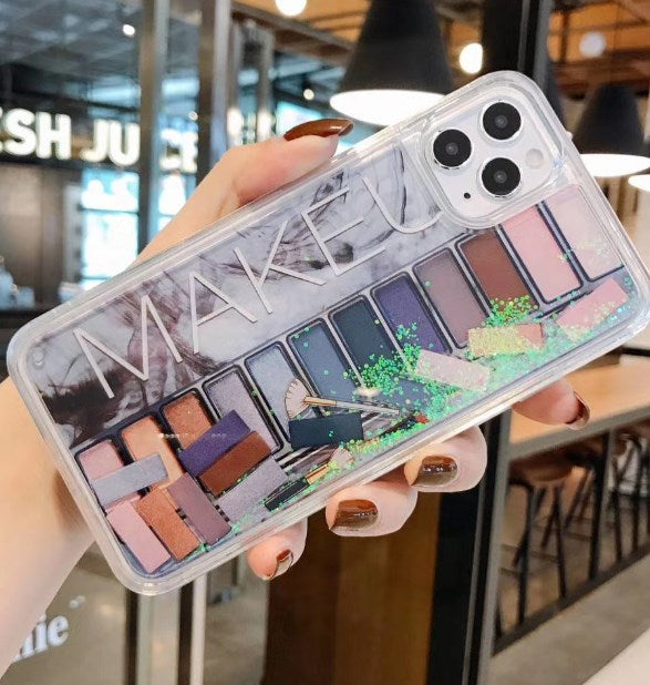 Fashion Liquid Eyeshadow Palette Phone Case for iPhone 11 Axl